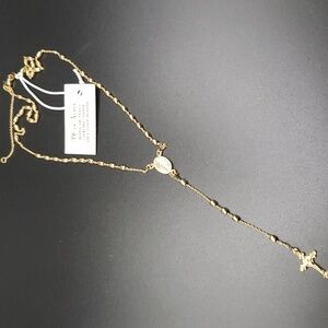 Mia Fiore Jewelry Mia Fiore Nwt 8k Gold Plated Sterling Rosary